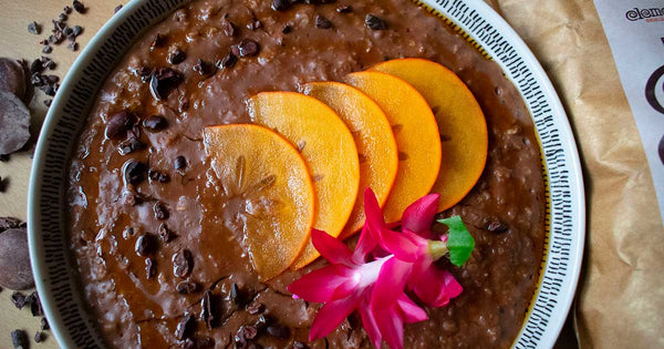 Easy Cacao Chocolate Porridge | Elements for Life