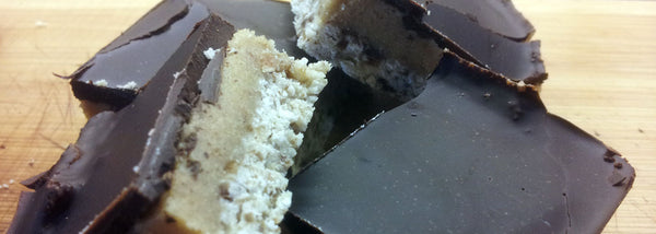 Raw Chocolate Caramel Shortbread | Elements for Life