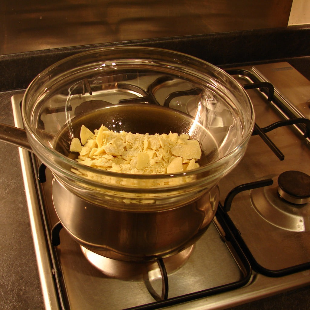 melting cacao butter