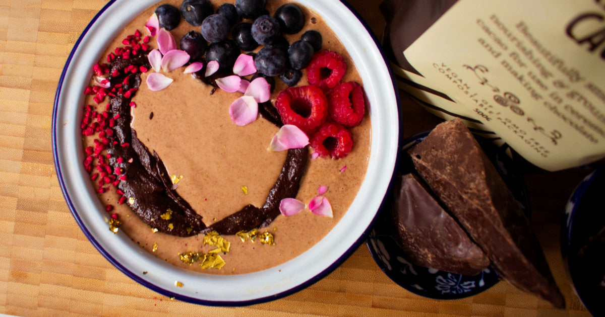 Morning Ritual Ceremonial Cacao Smoothie Bowl 