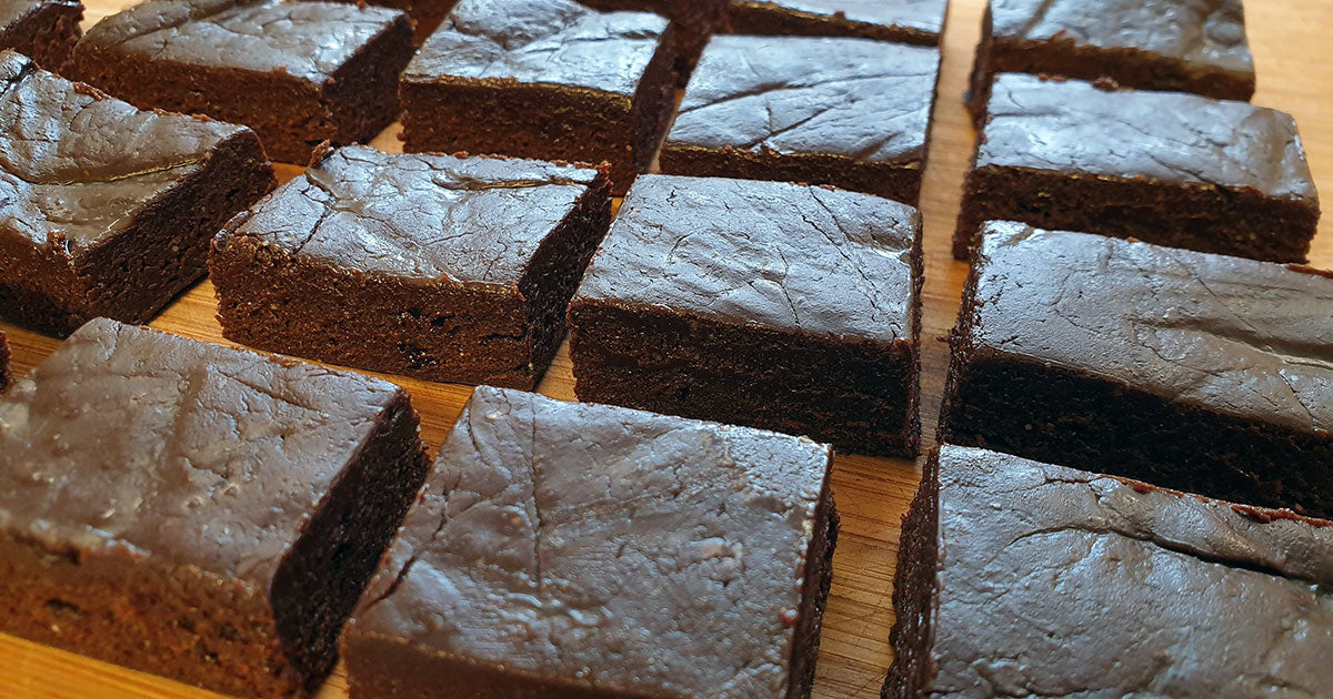 chewy cacao hemp paleo vegan fudge