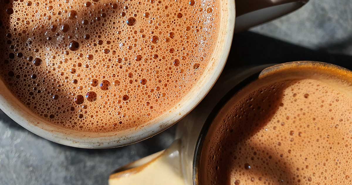 cups of ceremonial cacao