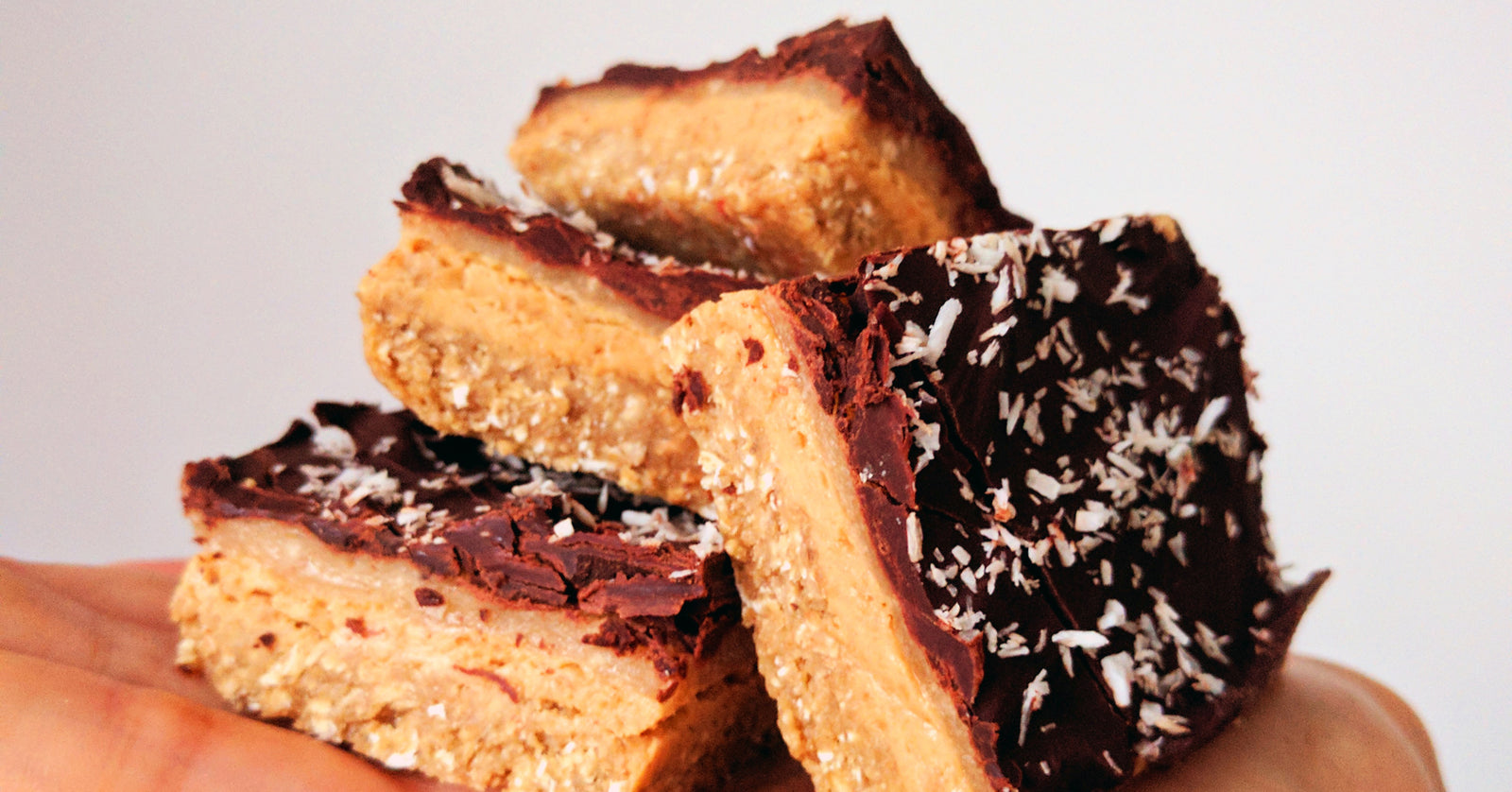 Peanut Butter Caramel Slices