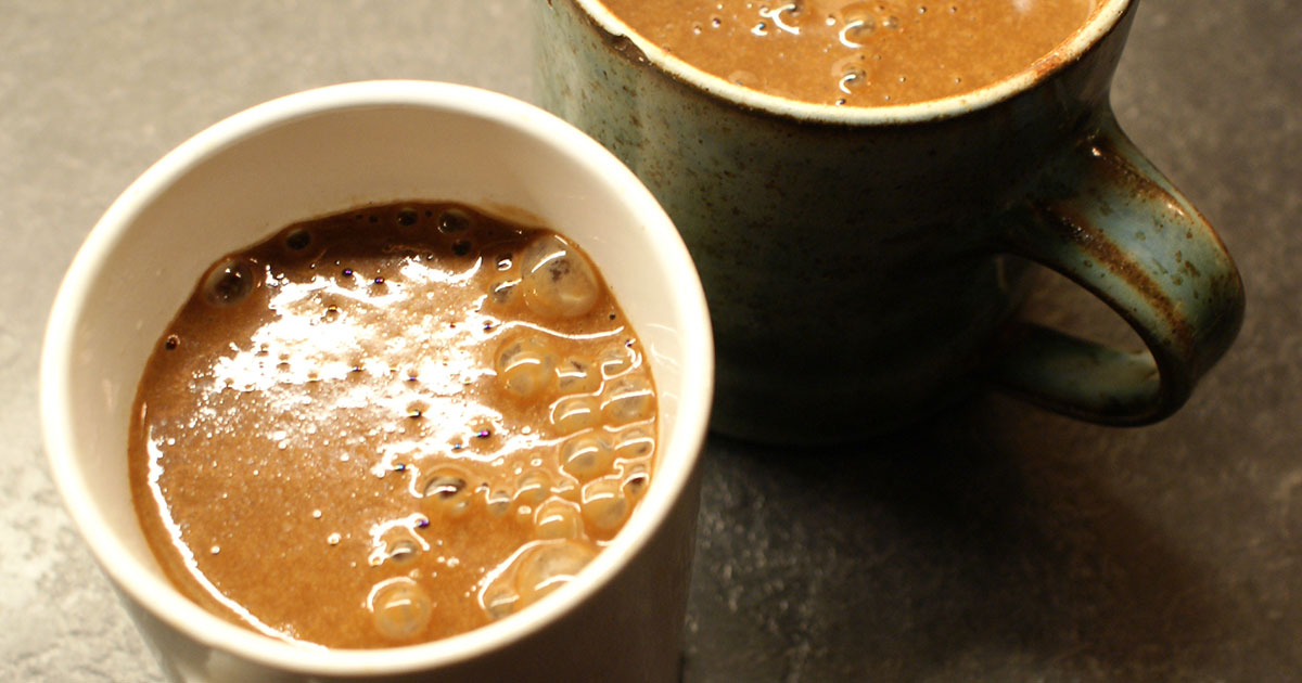 Spiced Vegan Raw Hot Chocolate | Elements for Life
