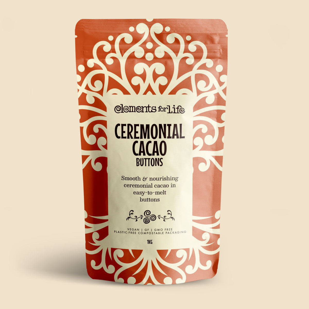 ceremonial cacao buttons 1kg front web