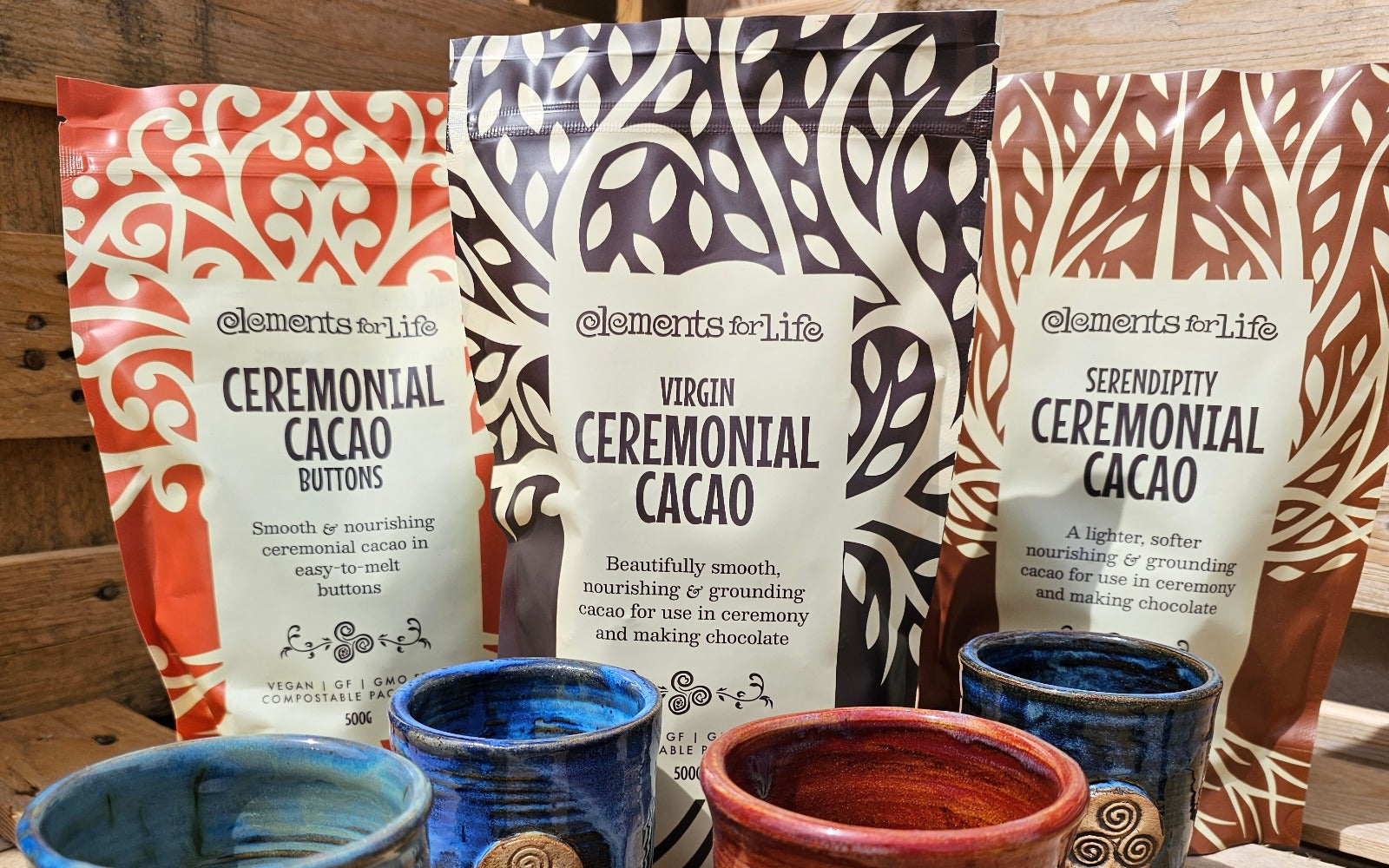 elements for life ceremonial cacao range