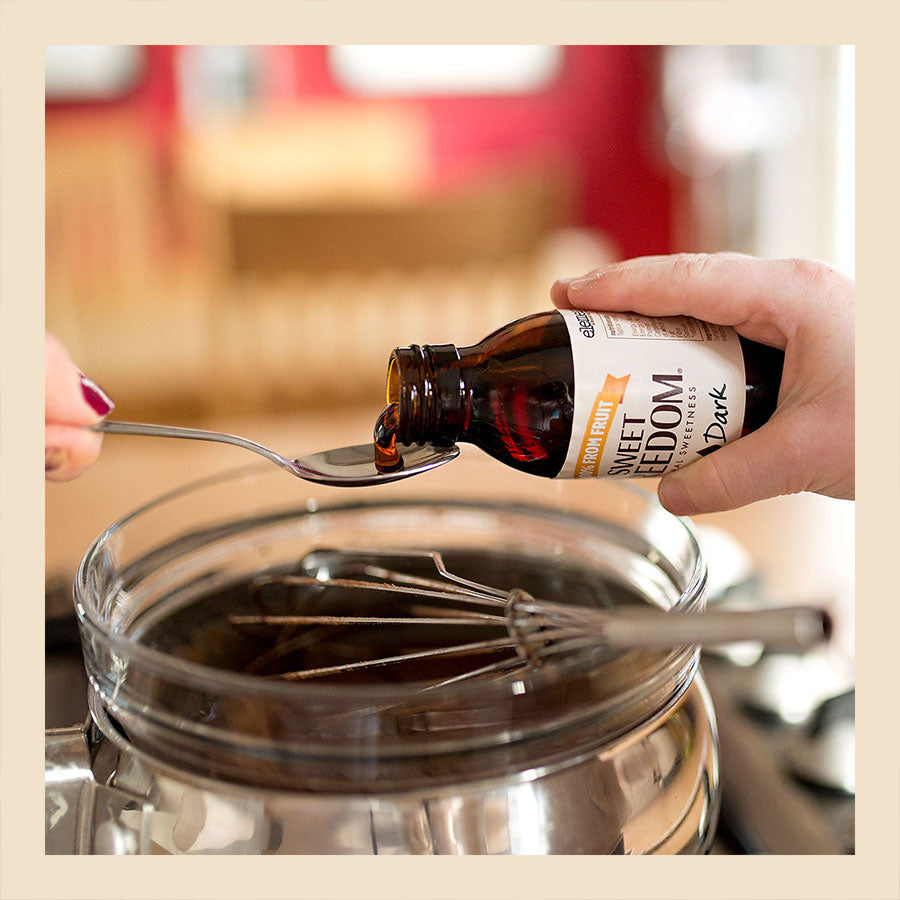 adding sweet freedom to raw chocolate