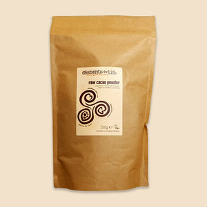 peruvian criollo raw cacao powder 250g bag