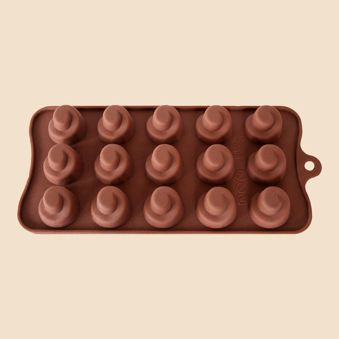 Spiral Swirl Chocolate Mould